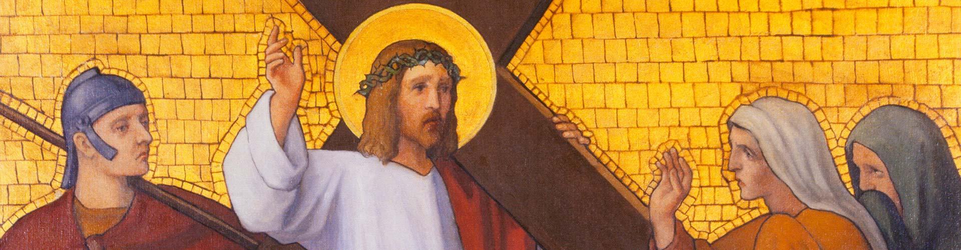 Nona estació: Jesús troba les dones de Jerusalem