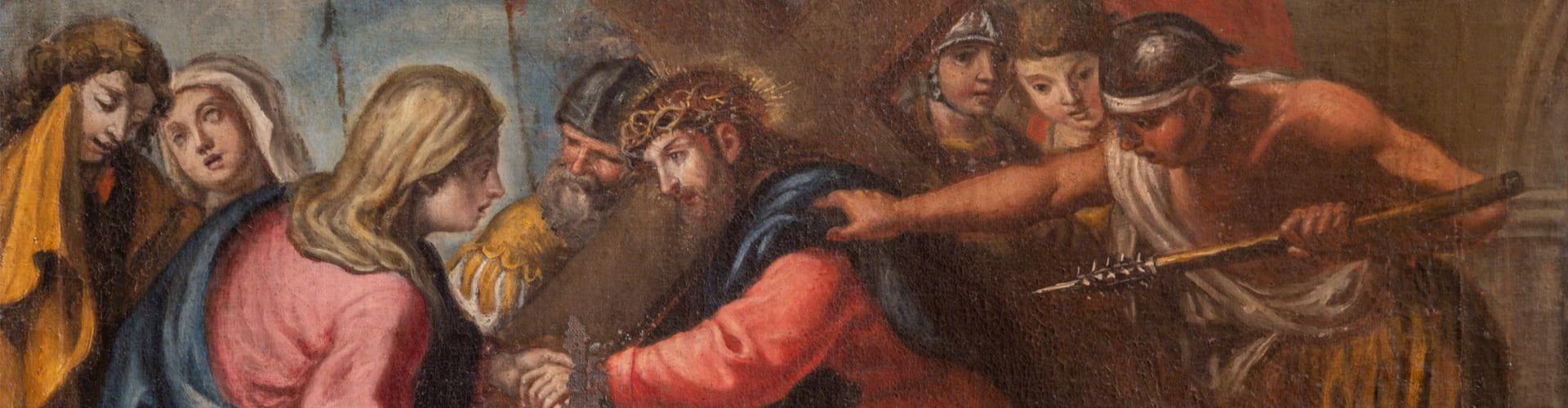 Tercera estació: Jesús és condemnat davant el sinèdri